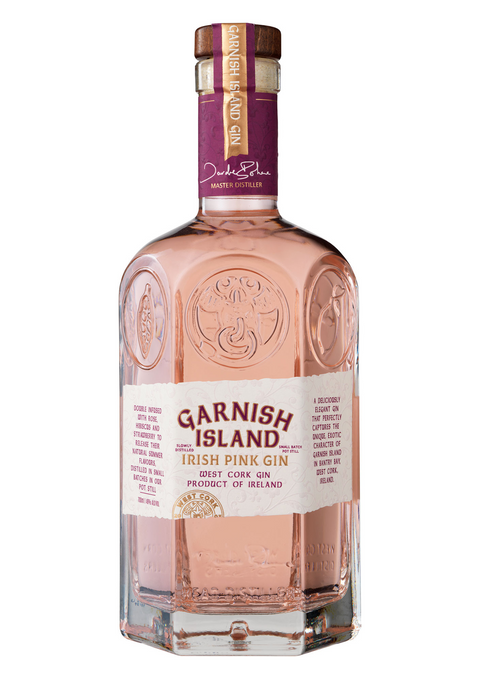 GARNISH ISLAND PINK 46% Irish Gin, West Cork Distillers