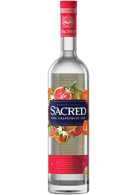 SACRED PINK GRAPEFRUIT ØKO 43,8% Gin, Sacred Spirits