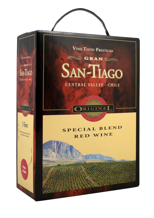 Santiago Special Blend Red 3 Liter Bag In Box